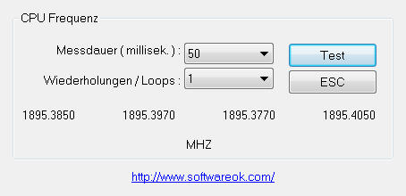 CpuFrequenz(CPU频率监测)