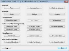 K-Lite Codec Pack Standard