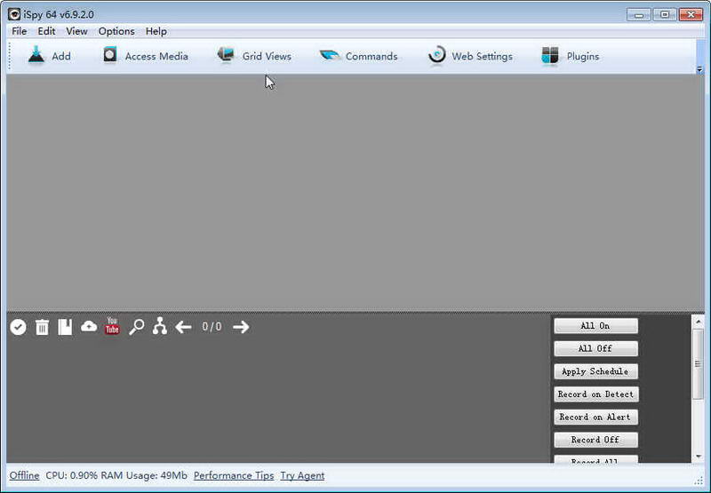 iSpy(视频监控软件)64位 软件界面预览_2345软