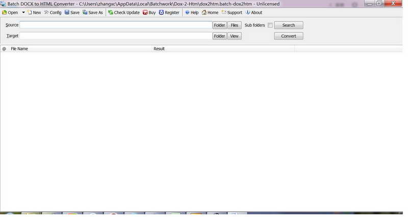 Batch DOCX to HTML Converter(docx批量转html工具)