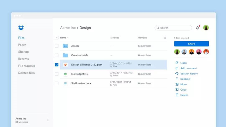 Dropbox(网络硬盘)