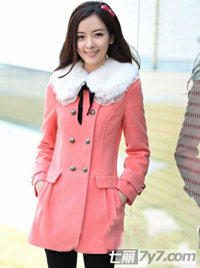 粉色羊毛呢大衣怎么搭配 纯美粉色席卷冬季-风