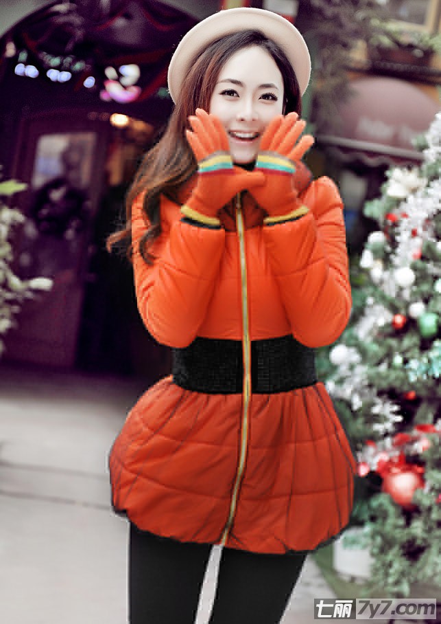 2013服装流行颜色趋势 今冬流行冬装外套橘色