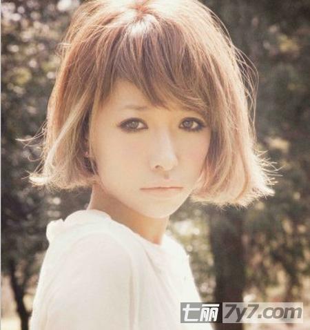 圆脸or方脸短发发型 修颜遮肉塑V字小脸-胖脸
