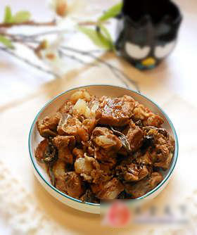 豆角干焖猪软骨