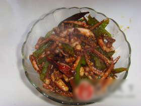 子盐鱿鱼腿