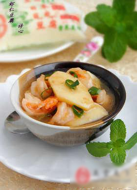 虾仁豆腐