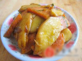 火腿杏鲍菇