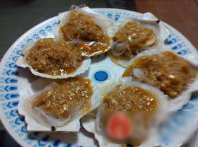 蒜蓉粉丝蒸扇贝