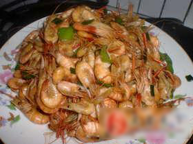 青椒炒小虾
