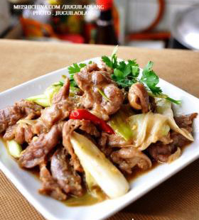 葱爆羊肉