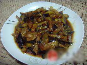 肉炒茄条