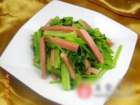 方腿肉炒芹菜