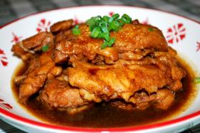 酱烧鸡排