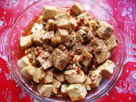 香菇肉末豆腐