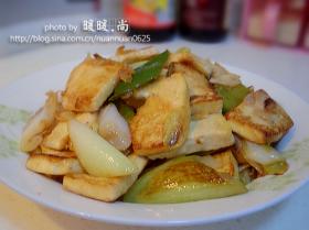 大葱烧豆腐