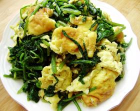 菠菜炒蛋