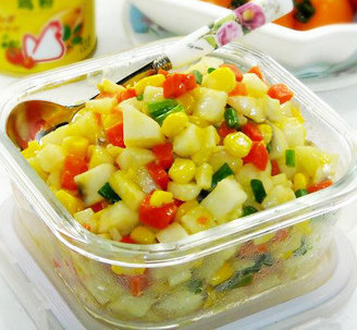 小炒玉米山药丁