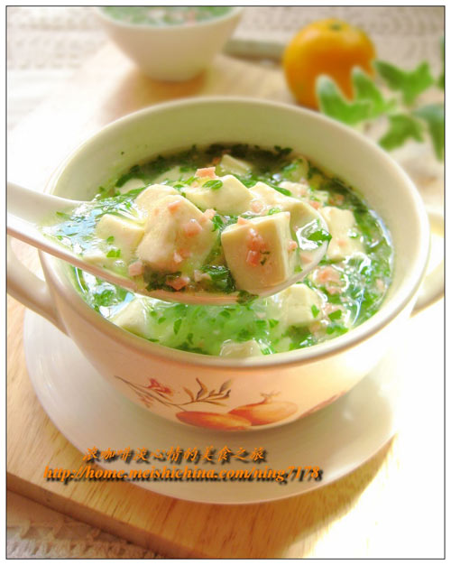 翡翠豆腐羹