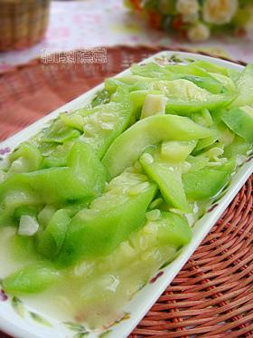 蒜茸炒丝瓜